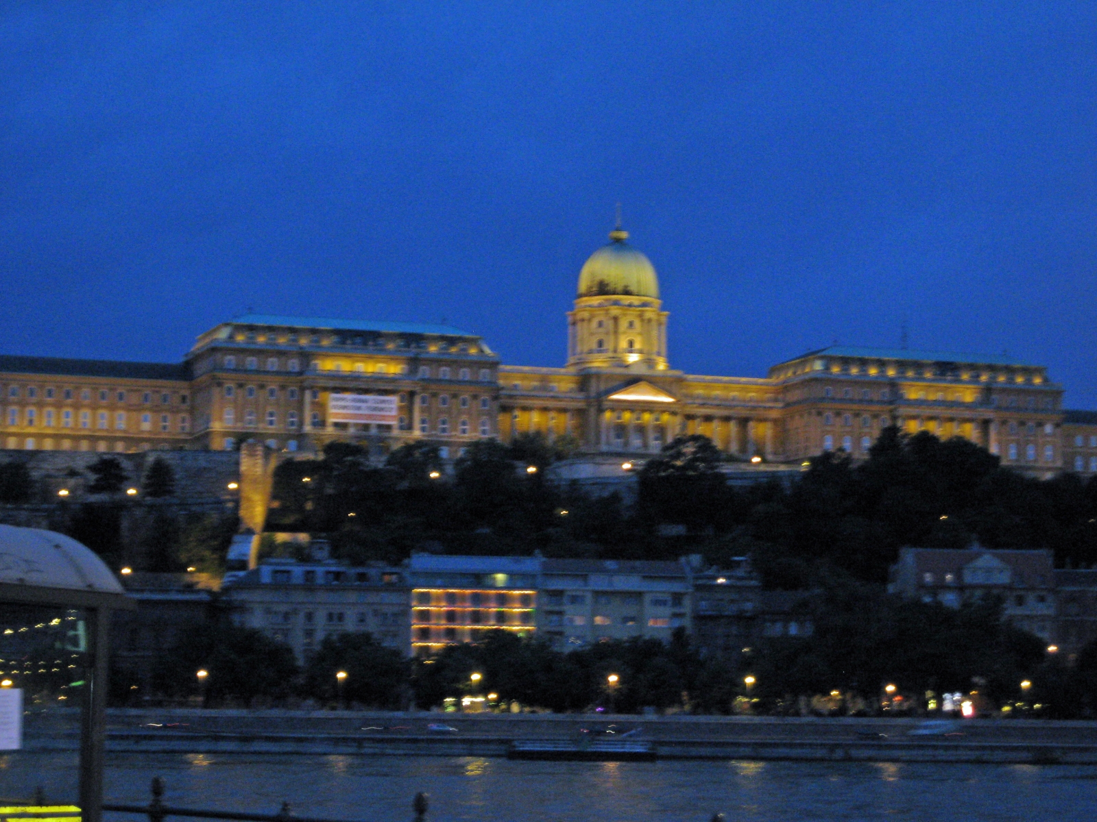 Buda Castle at night, Budapest, Hungary