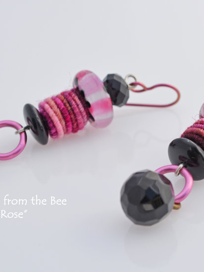 Berry Rose earrings