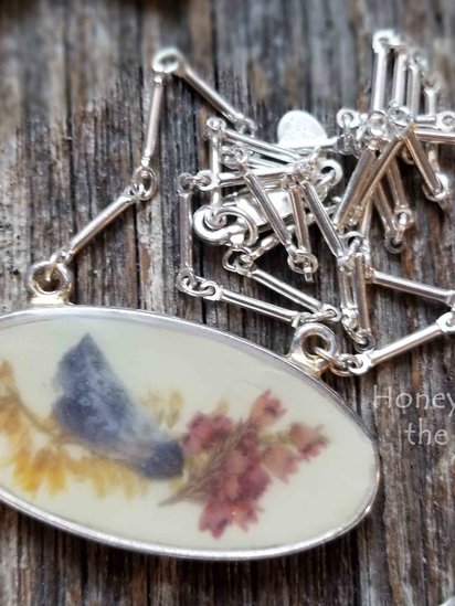 Dried Flower necklace