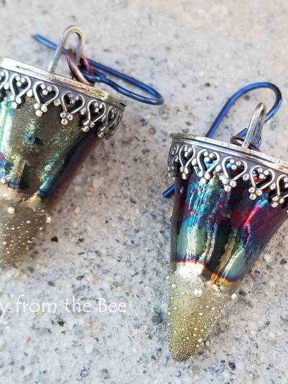 Fire and Ice earrings