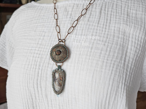 Gemstone pendant that's one of a kind and oh what a statement!
