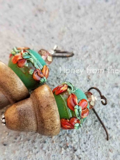 Poppy Pot Artisan Earrings
