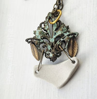 Fall necklace back