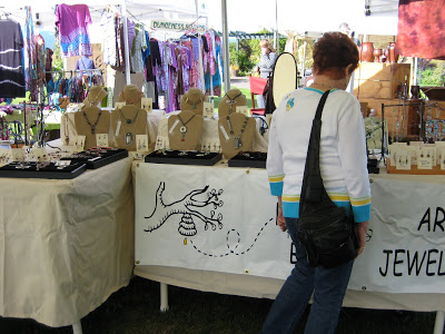 Honey from the Bee Artisan jewelry booth