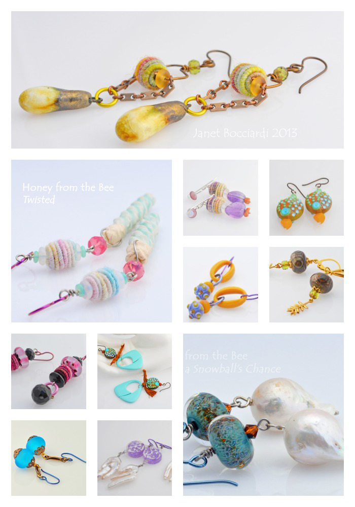 Boho style earrings 2013 by Honey from the Bee