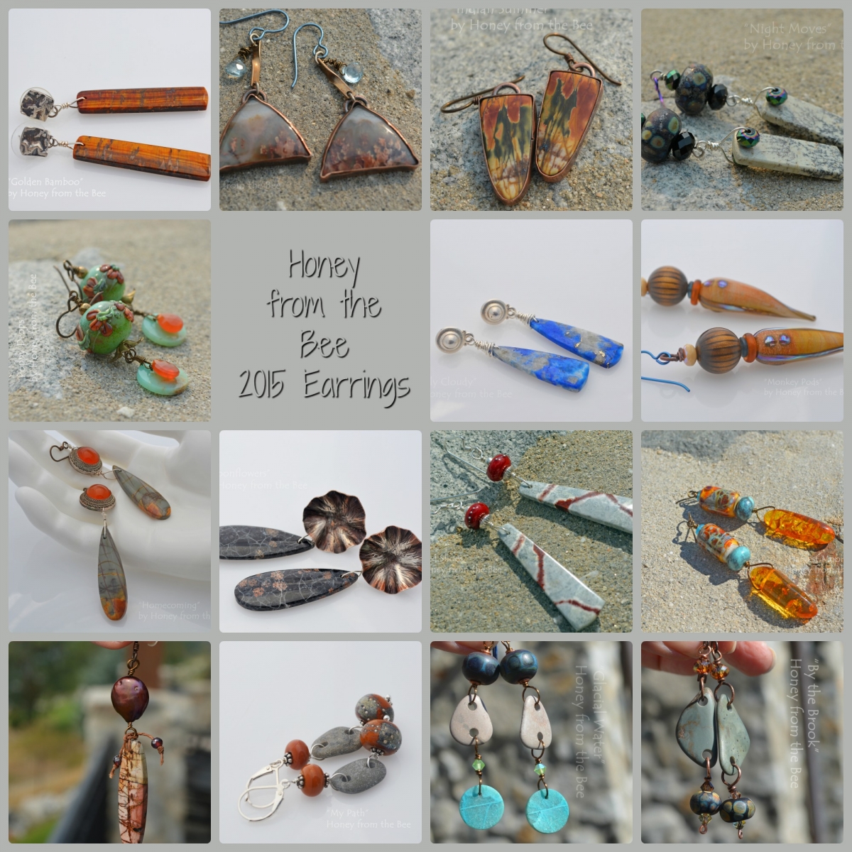 Artisan Earrings by Honey from the Bee