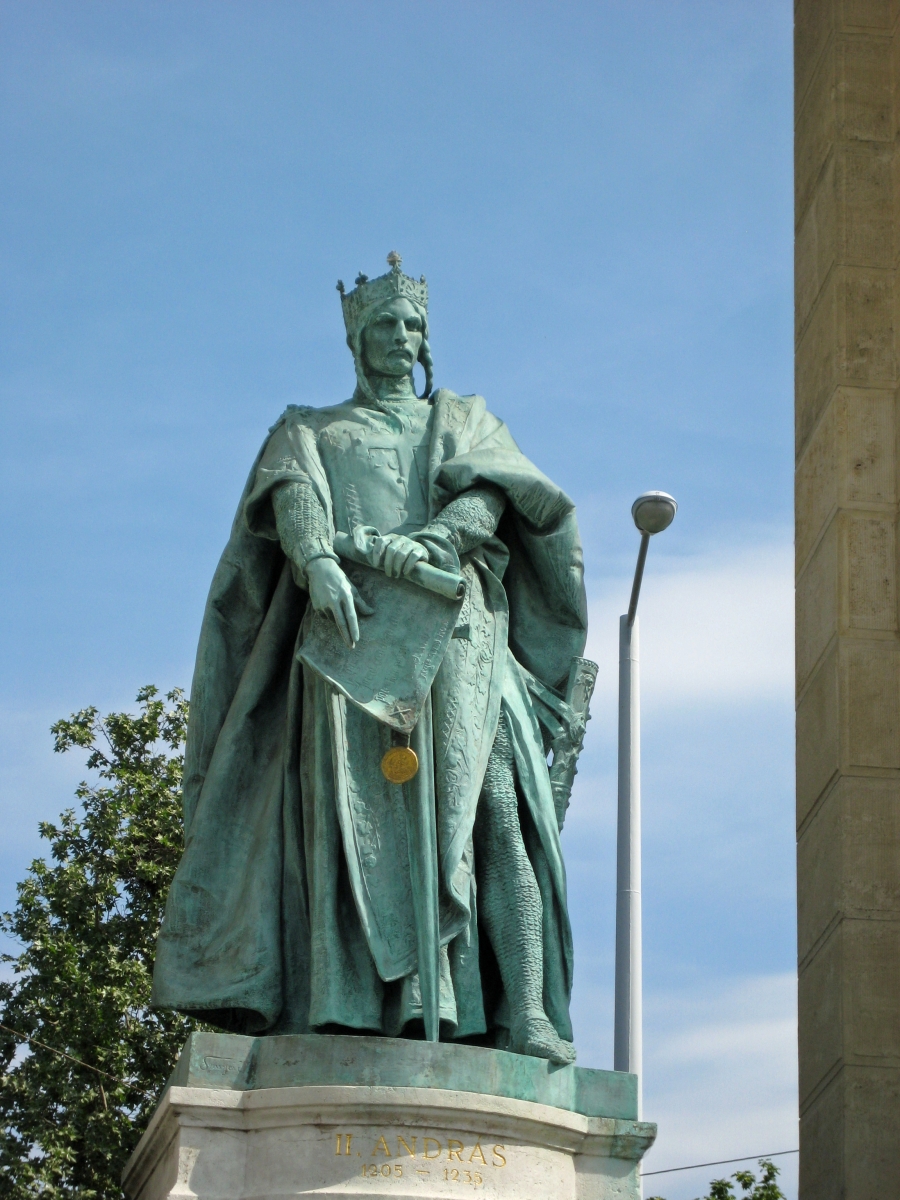 Andrew II, King of Hungary, Heroes' Square, Budapest, Hungary