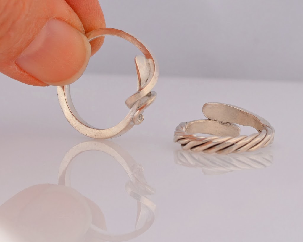 Argentium Silver rings