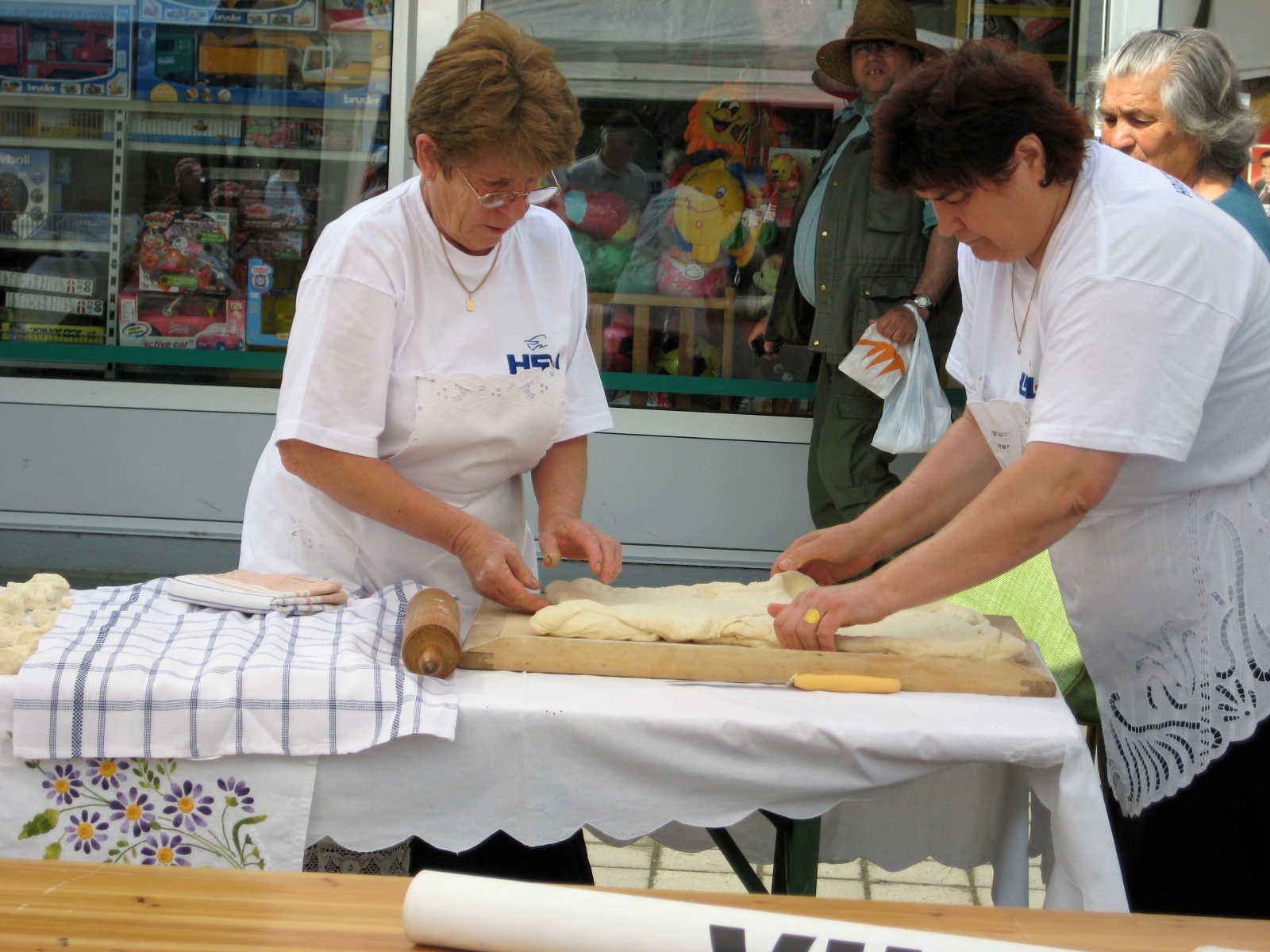 Bakers in Vukovar, Croatia