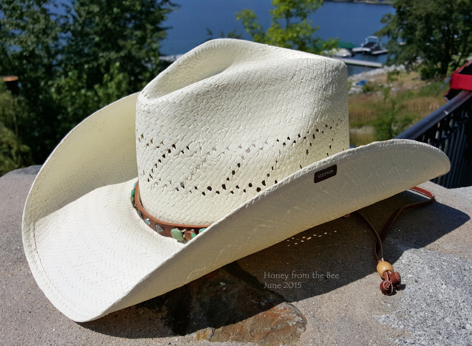 Stetson beaded with turquoise