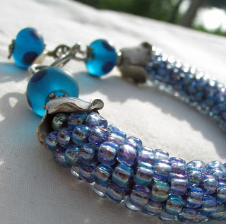 Sterling Silver beaded bracelet by Honey from the Bee