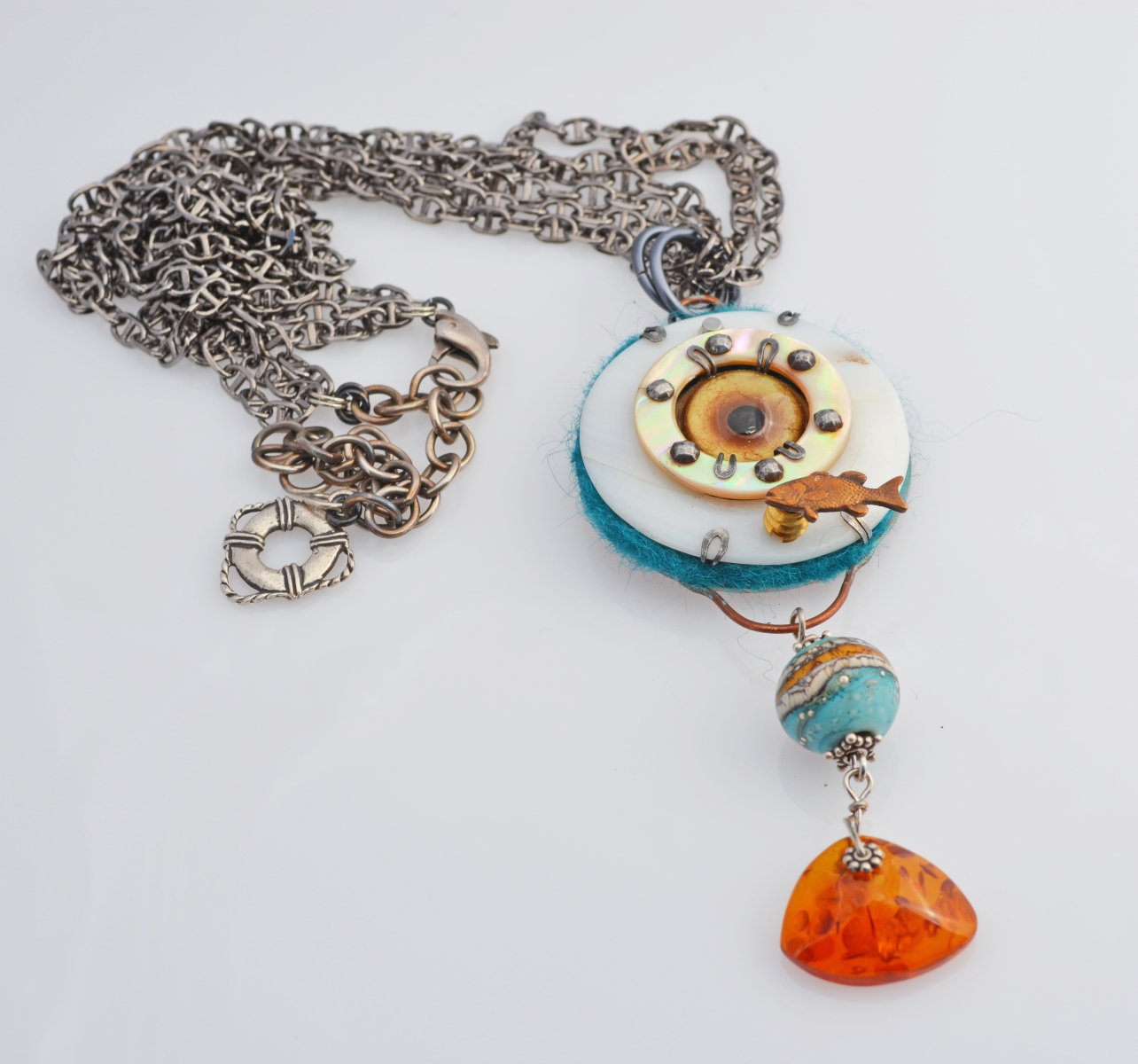 Environmental Protest Pendant by Honey from the Bee