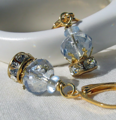 Bridal Crown earrings by Honey from the Bee