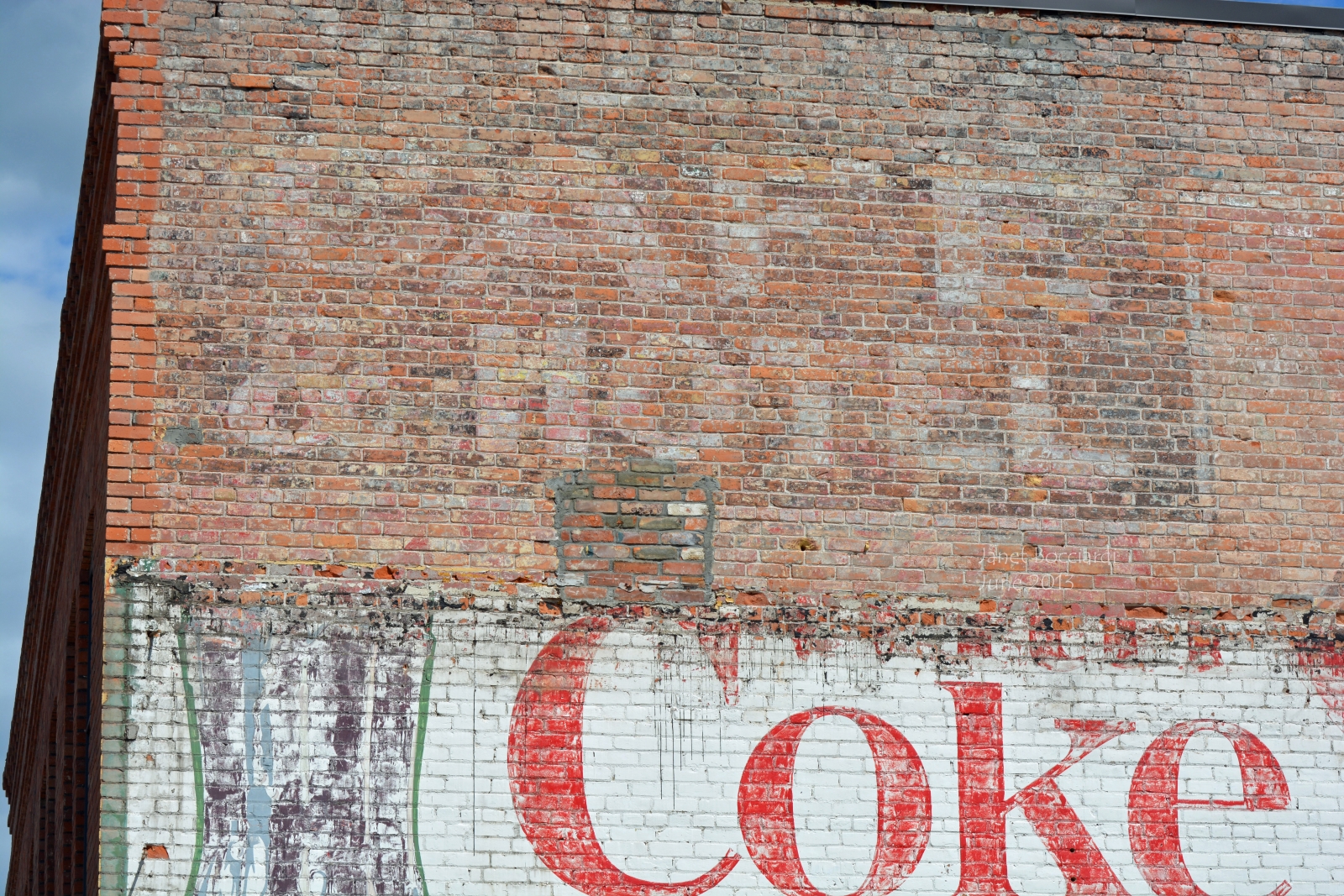 Typography - old painted signs on buildings