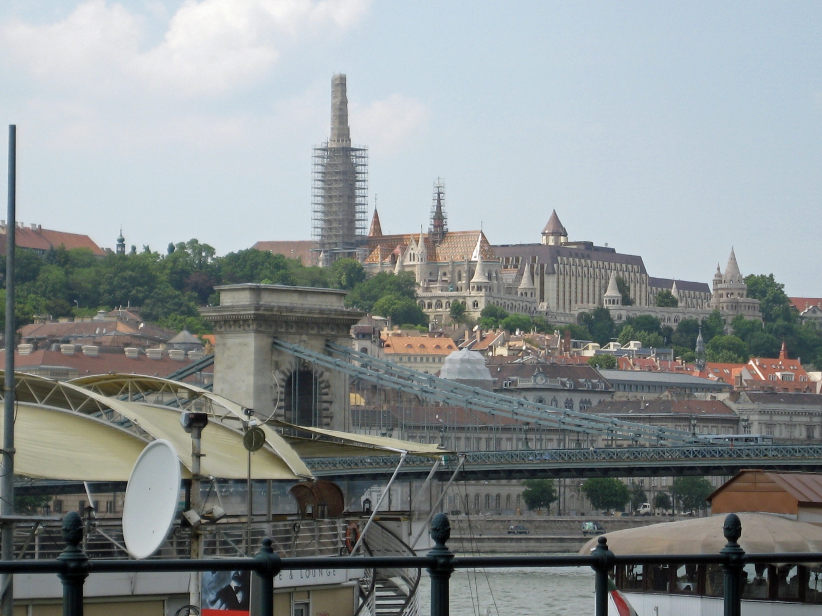 Castle Hill, Budapest from Pest side, Hungary