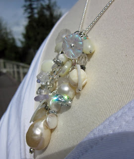 Bride's Artisan Necklace by Honey from the Bee