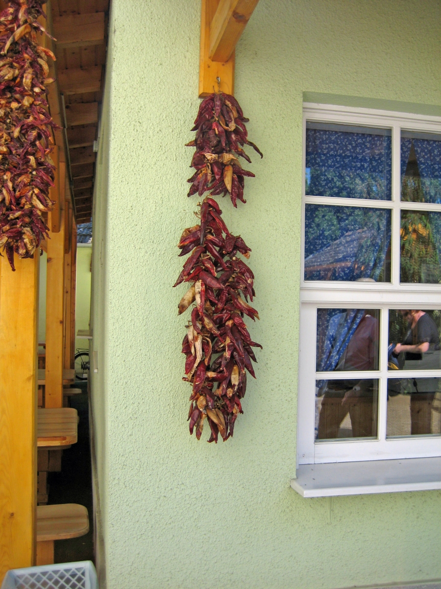 drying paprika,  Kalocsa, Hungary