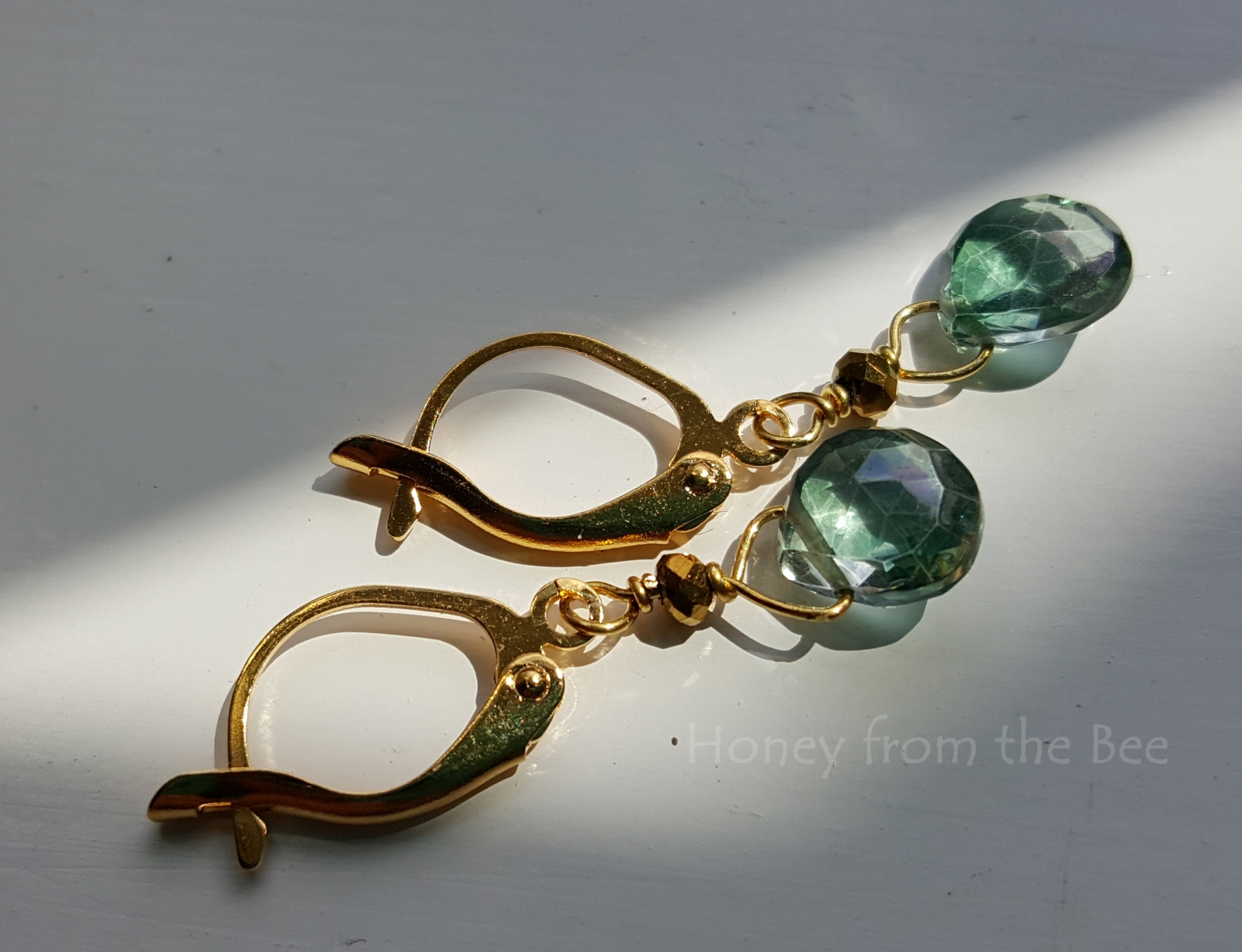 Green Amethyst earrings