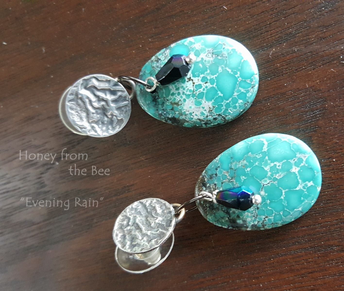 Biscay Green earrings