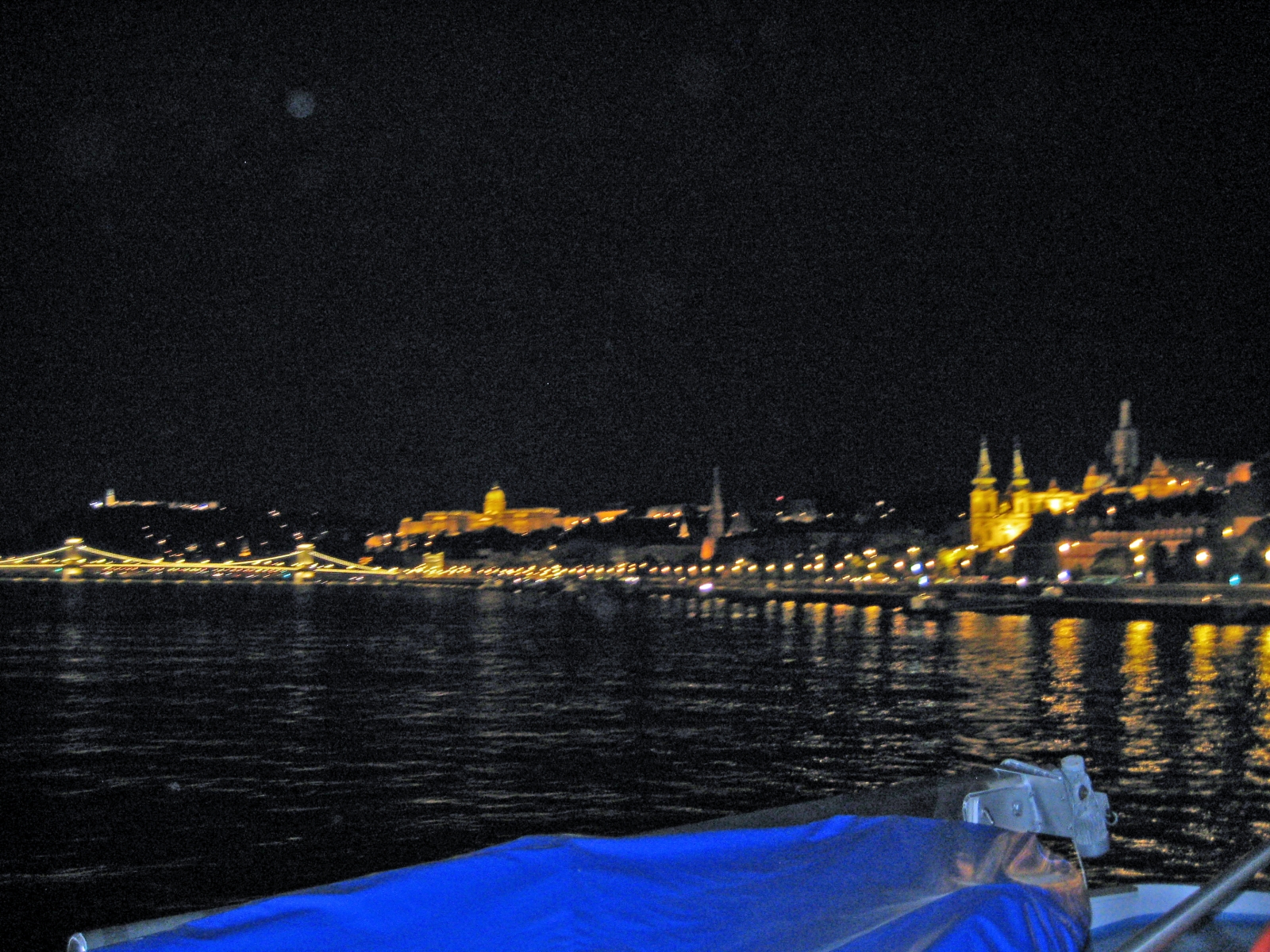 Edge of Budapest at night, Hungary