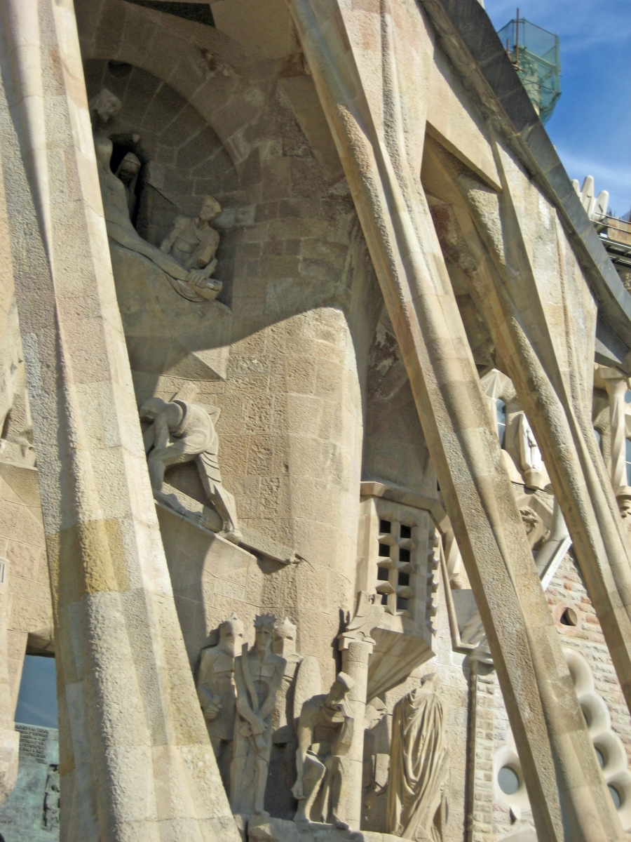 Flying Buttresses, La Sagrada Familia, Barcelona, Spain