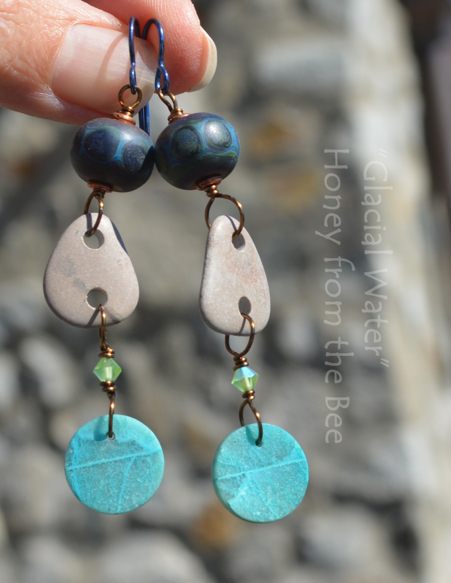 Glacial Blue earrings