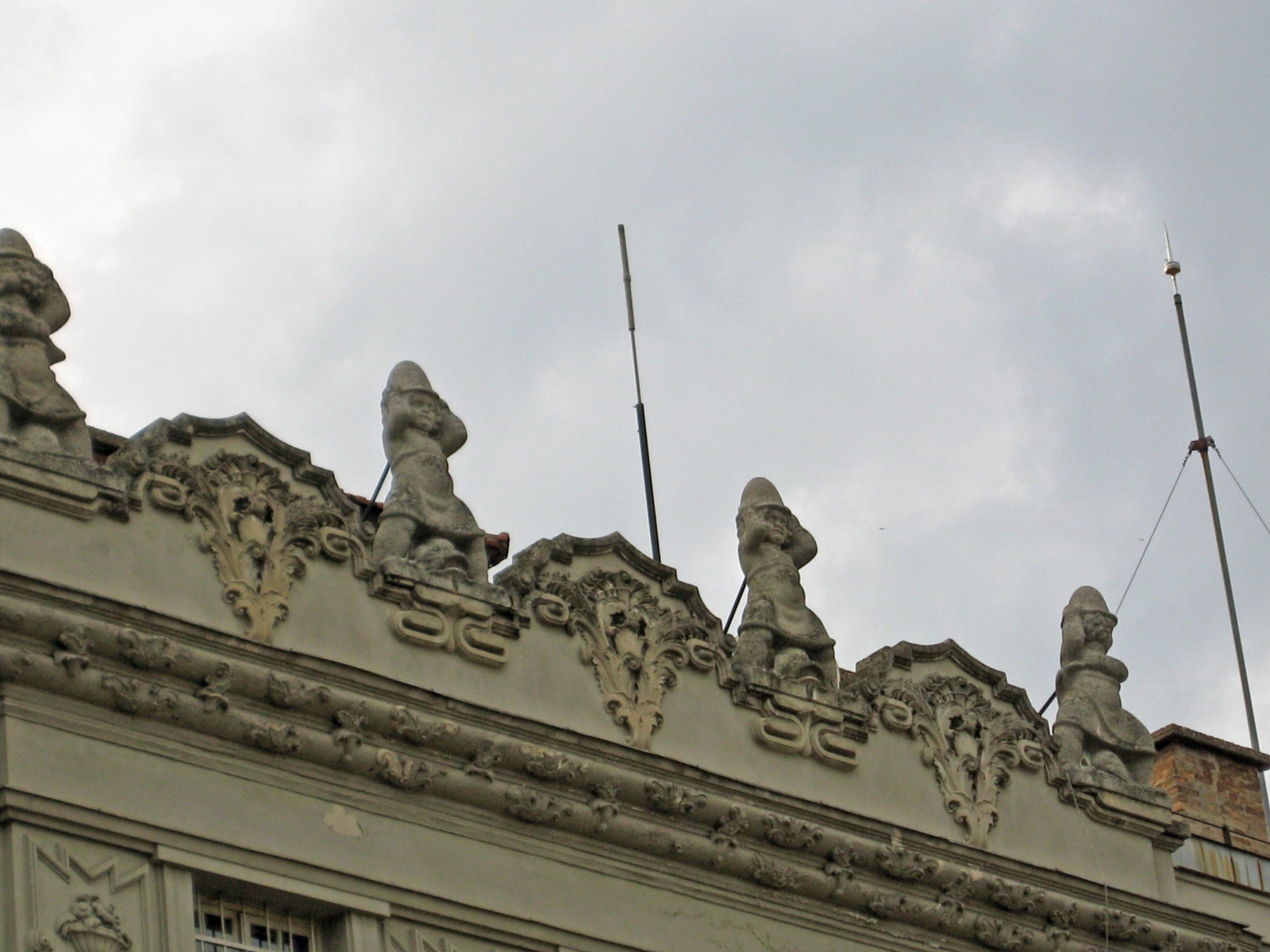 Government Building in Novi Sad with dwarves