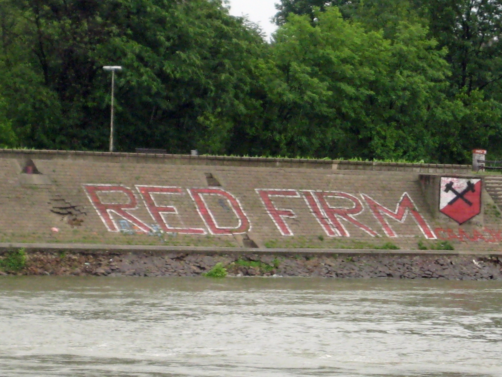 Graffiti for Red Firm soccer team