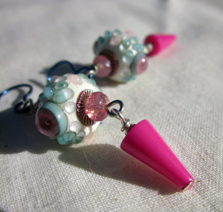 Breast Cancer awareness earrings