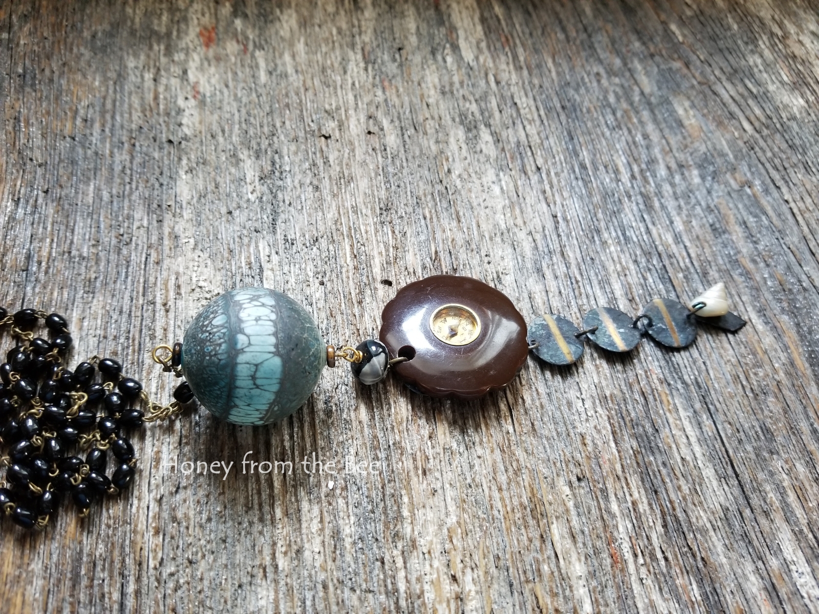 tunic length artisan pendant