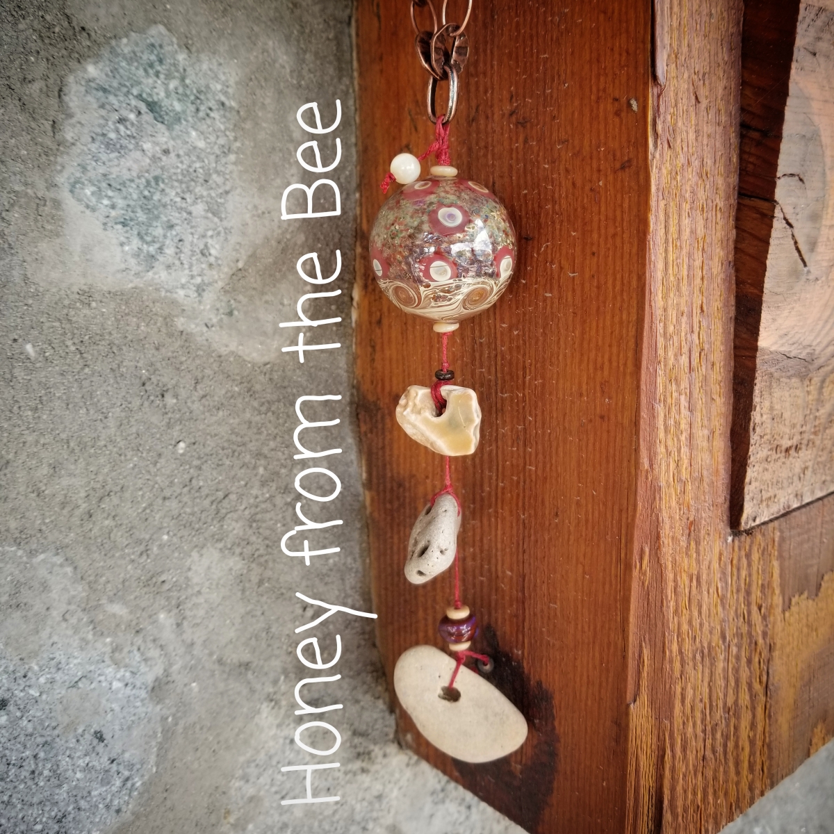 Artisan lampwork necklace