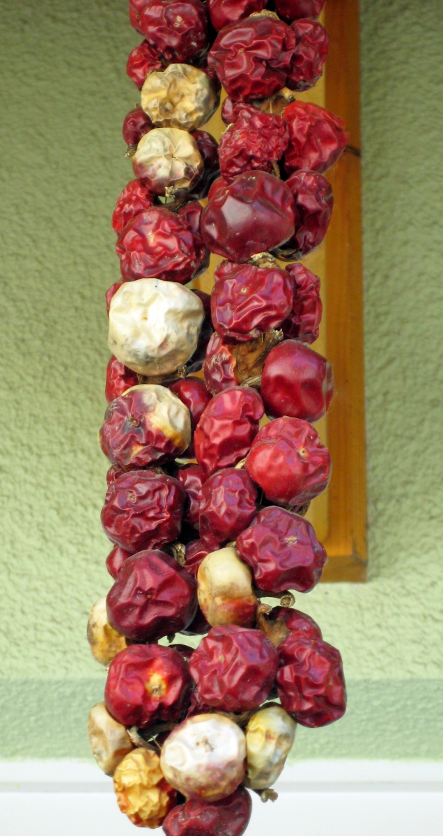 Hot paprika drying, Kalocsa, Hungary