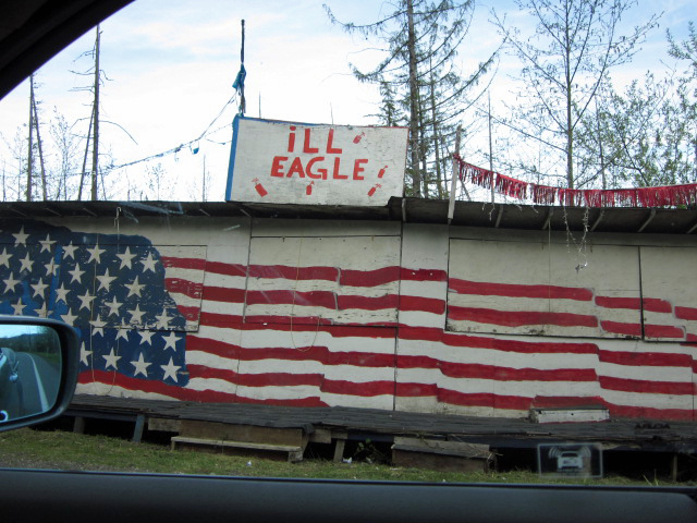 Ill Eagle Fireworks Stand, Olympic Peninsula, Washington