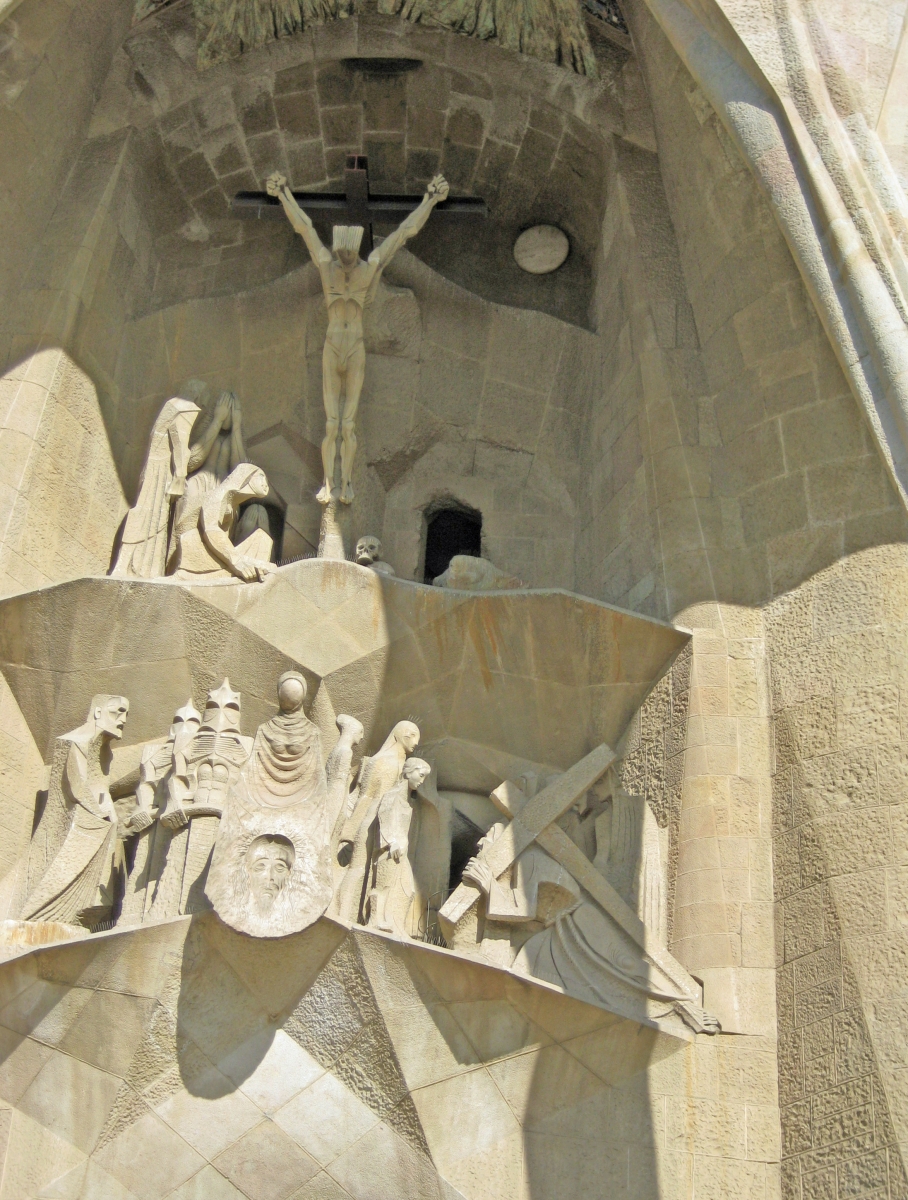 Crucifixion, La Sagrada Familia, Barcelona, Spain