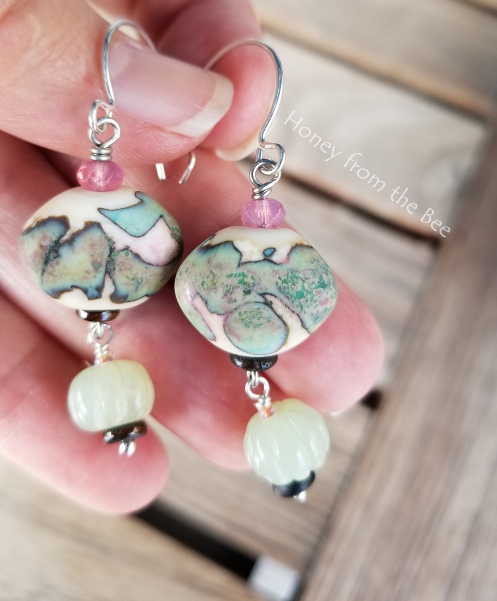 Lampwork earrings