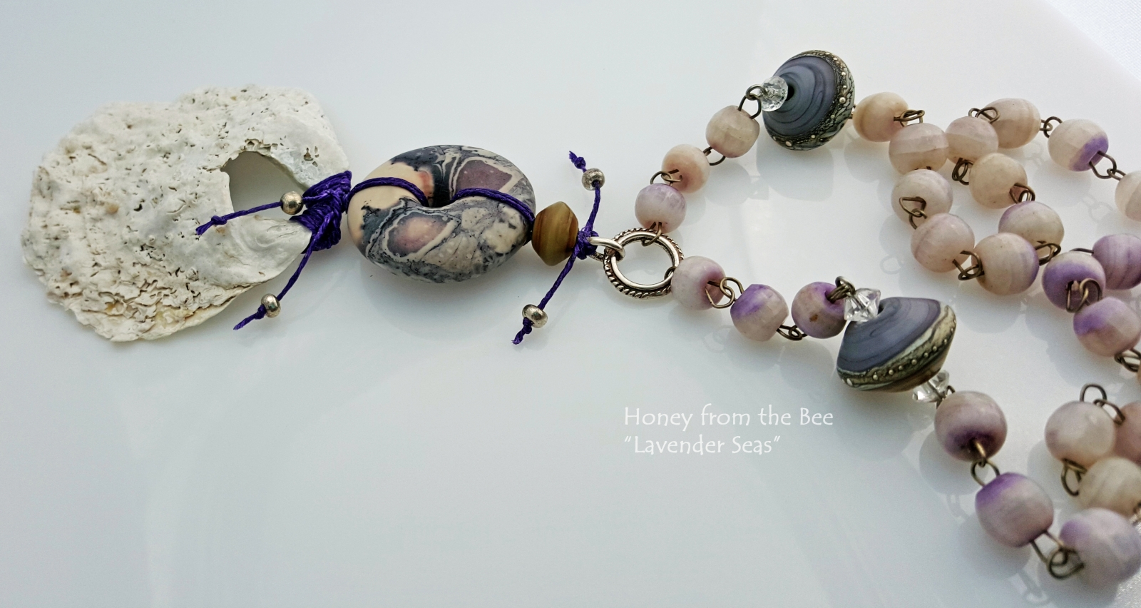 Lavender Sea Statement necklace