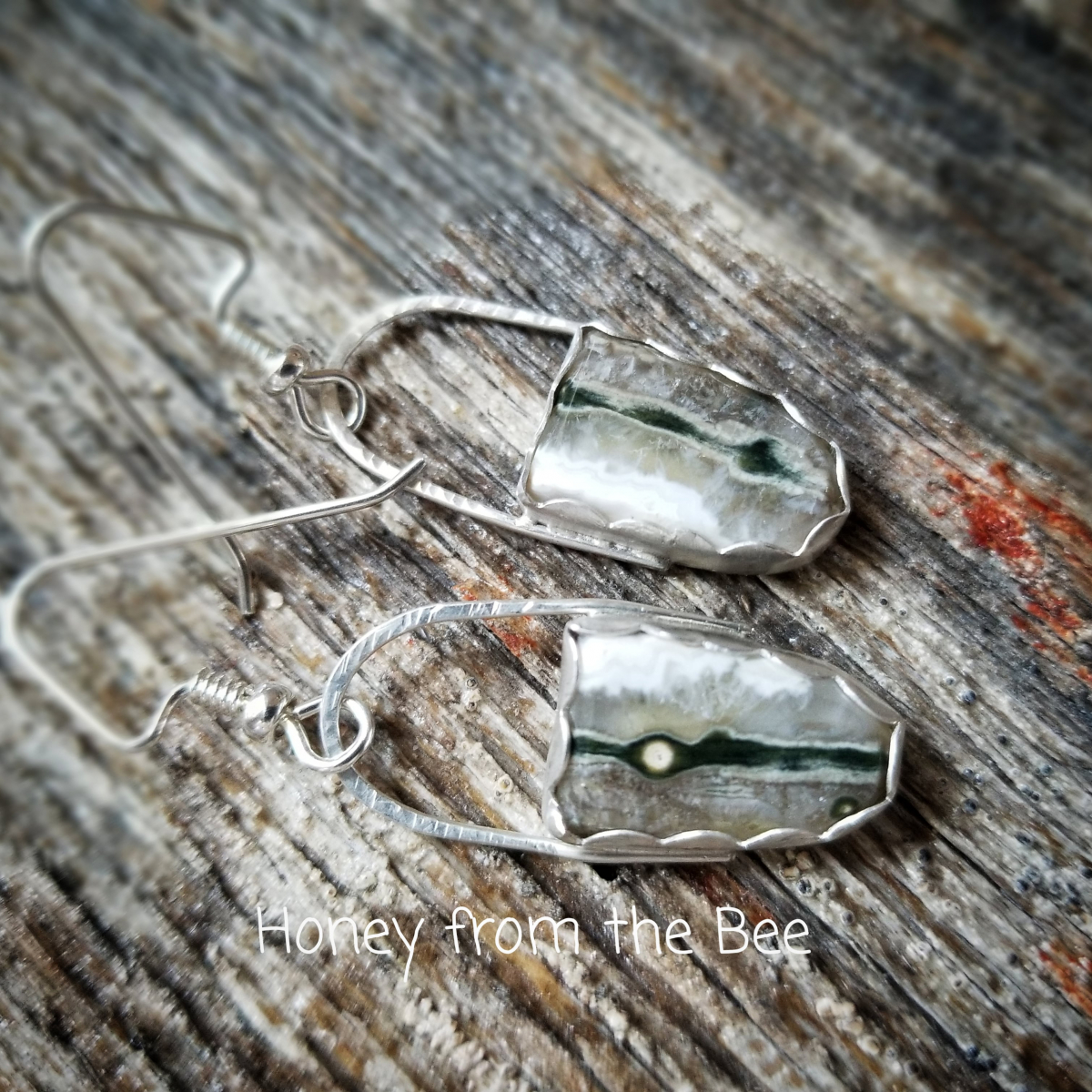 Ocean jasper earrings