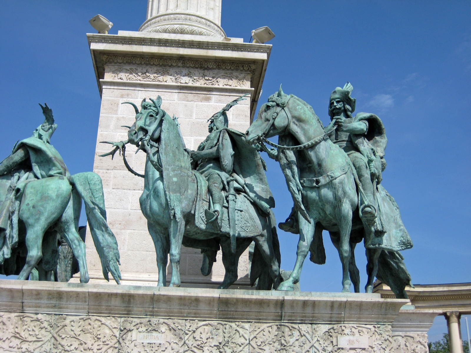 Magyar Chieftans, Heroes' Square, Budapest, Hungary