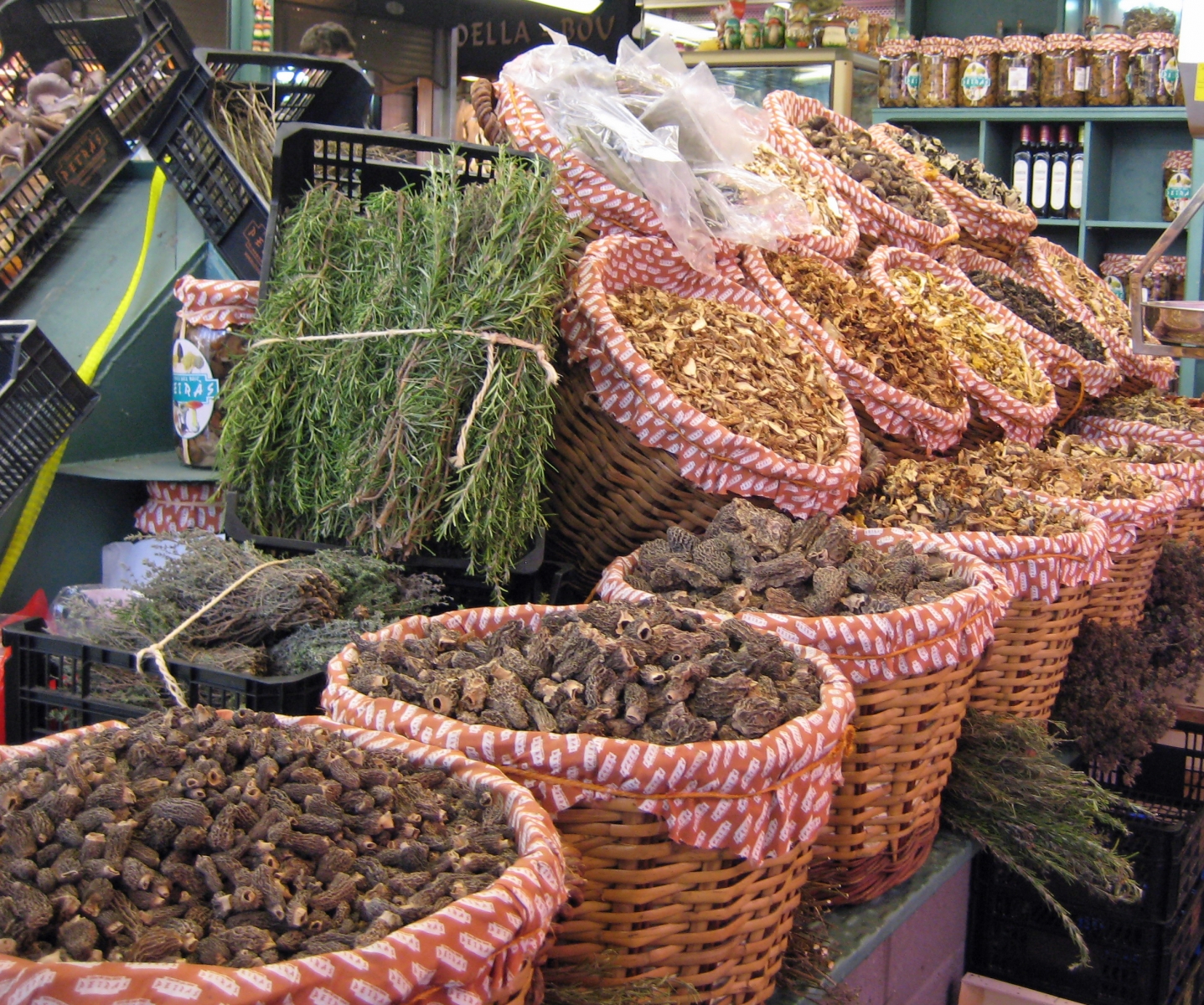 Mushrooms, Farmer's Market, Barcelona, Spain