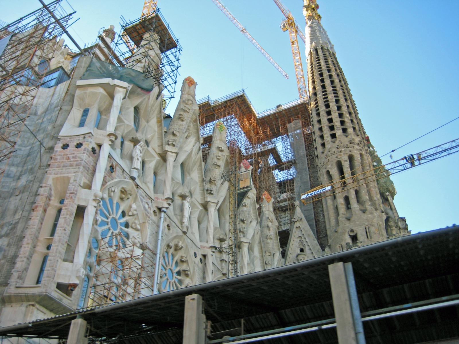 Glory facade, La Sagrada Familia, Barcelona, Spain