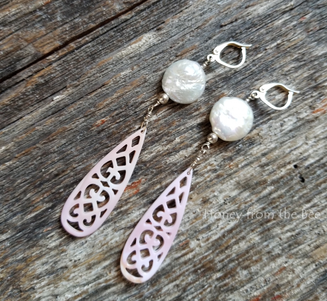 Pink Boho earrings