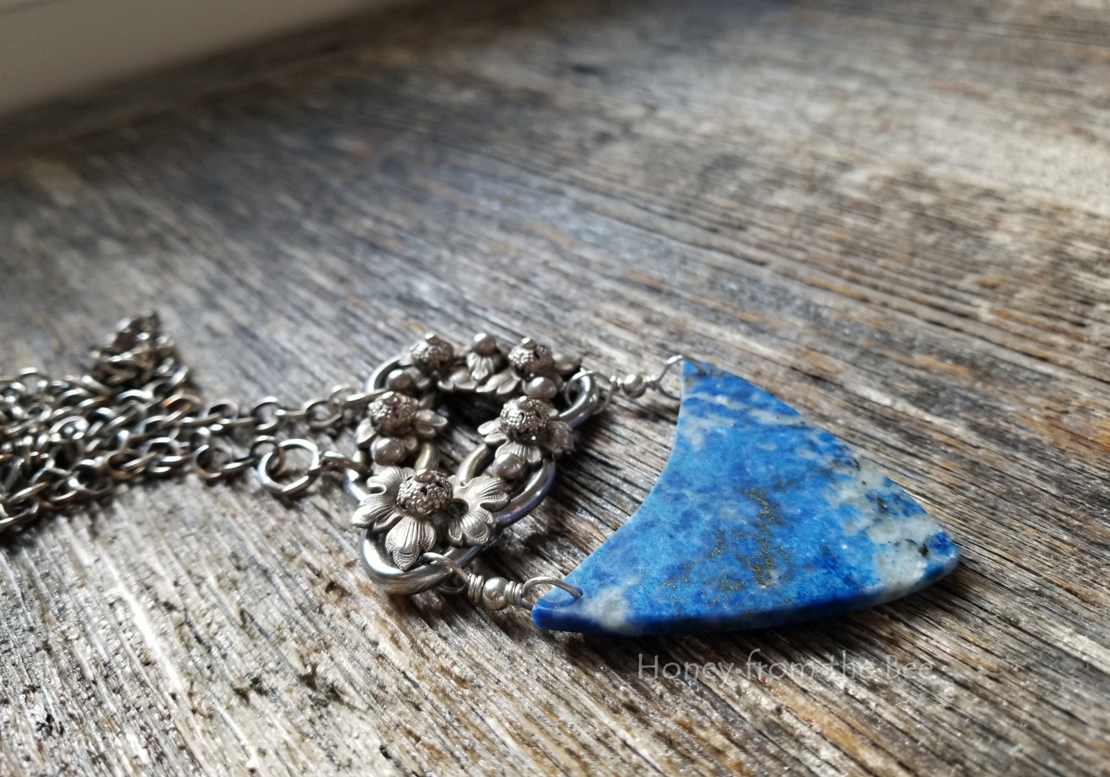 Lapis Lazuli statement necklace