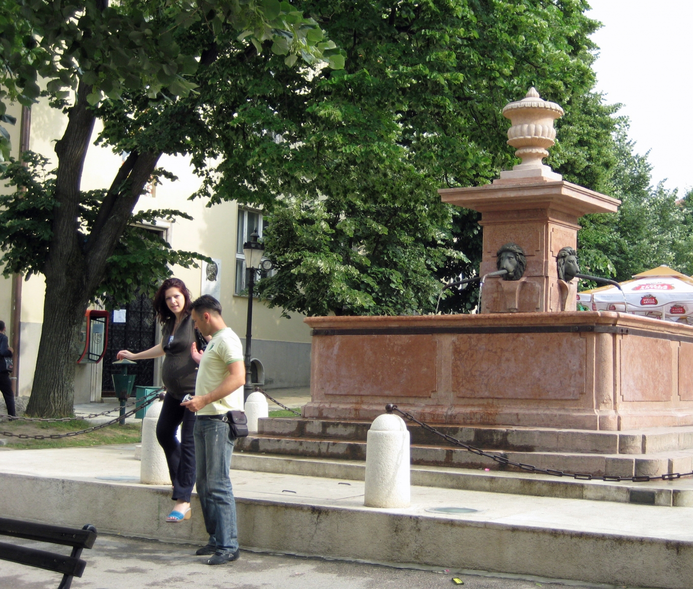 Pregnancy fountain, Serbia