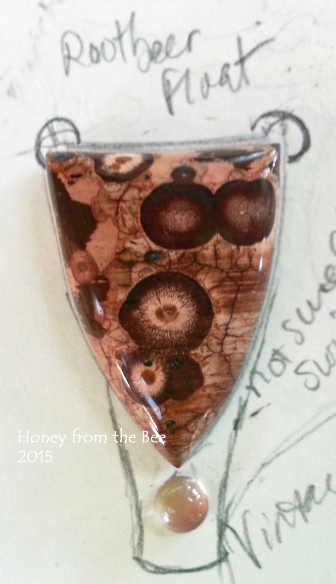 Bird's Eye Rhyolite Pendant design