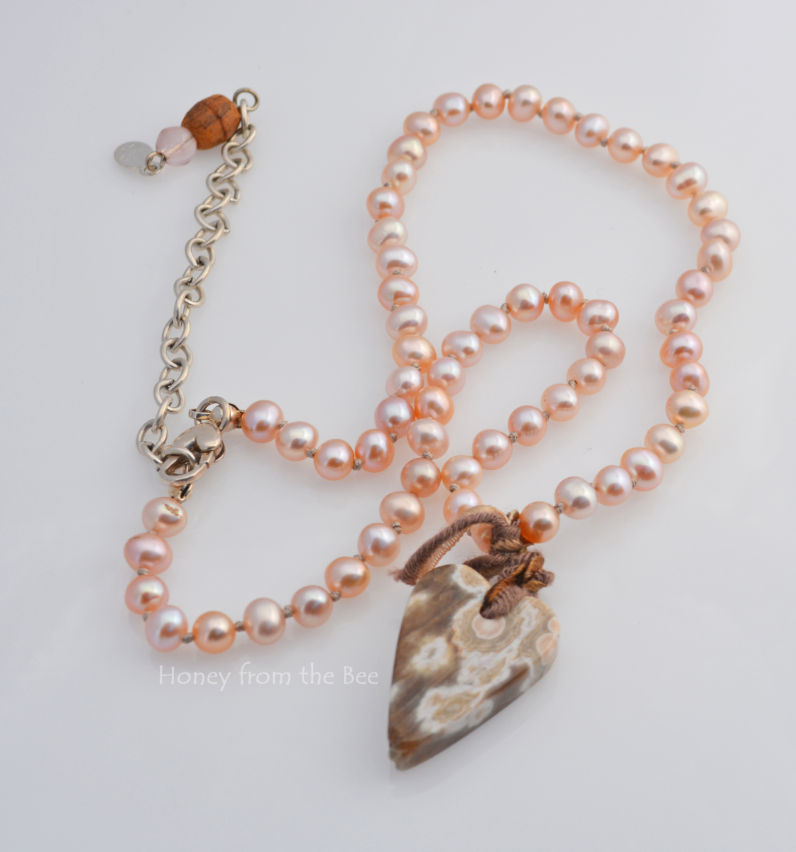 Ocean Jasper heart necklace