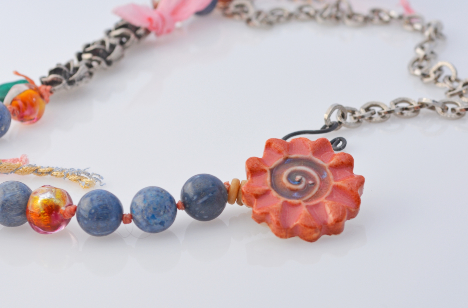 Rose Garden artisan necklace