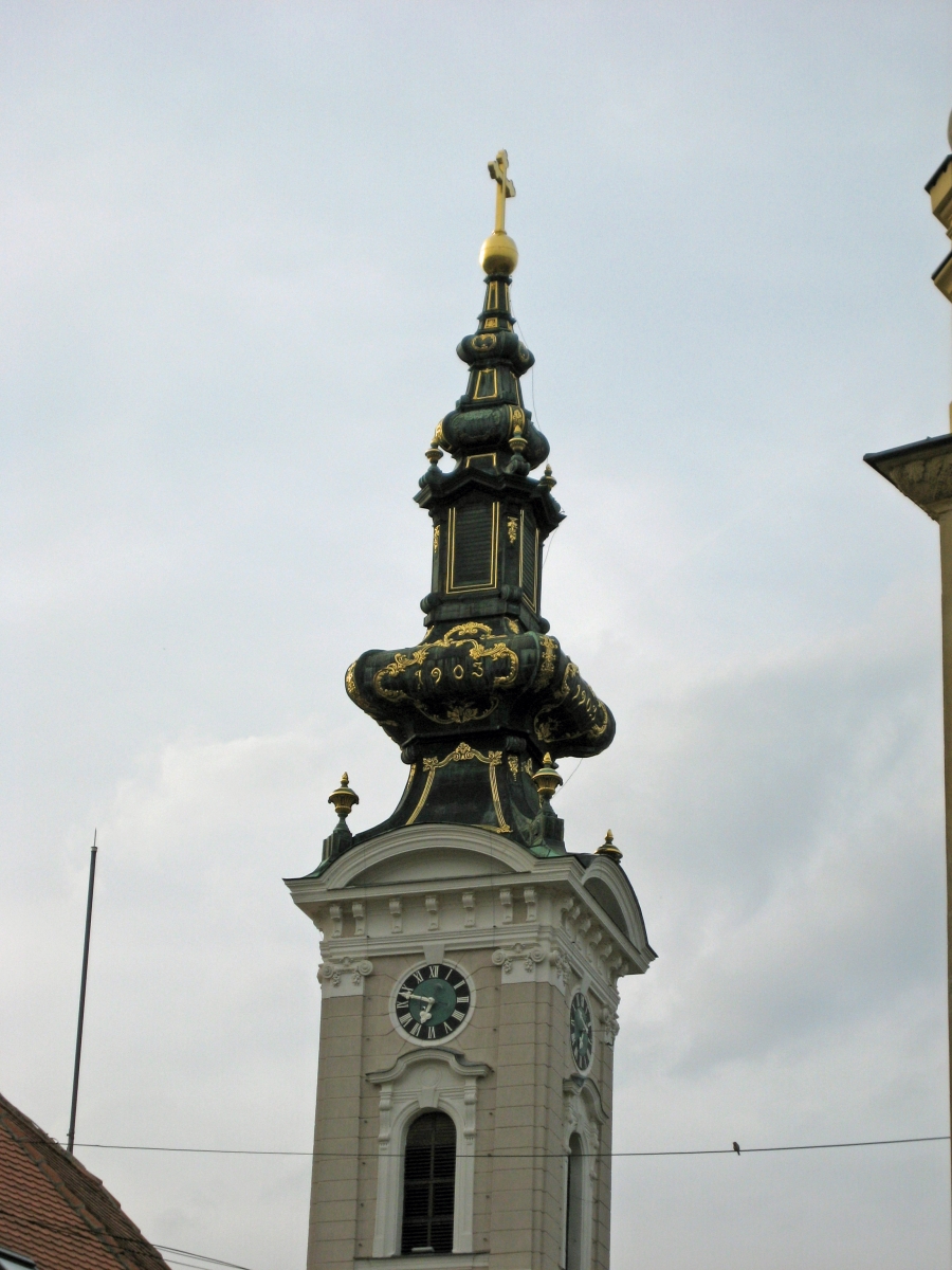 St. George Orthodox Cathedral steeple, Novi Sad, Serbia