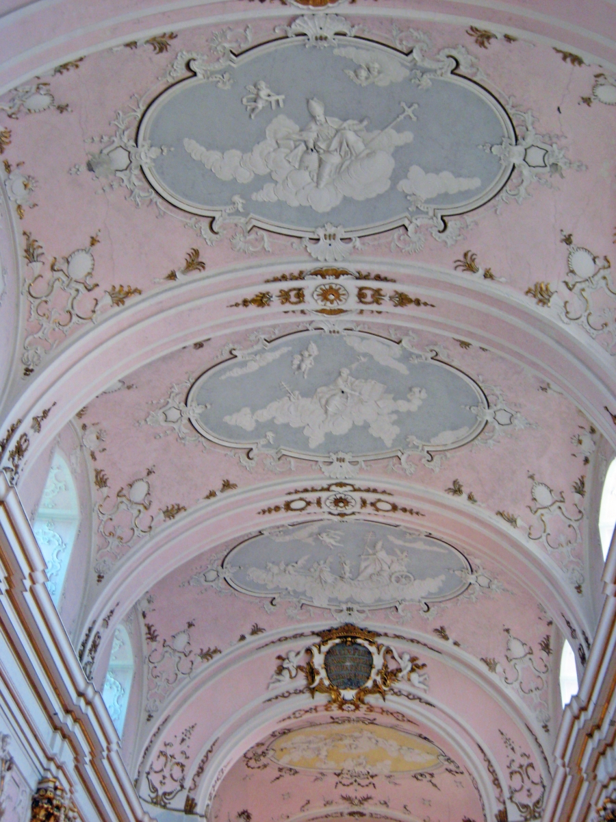 St. Mary's Cathedral ceiling, Kalocsa, Hungary