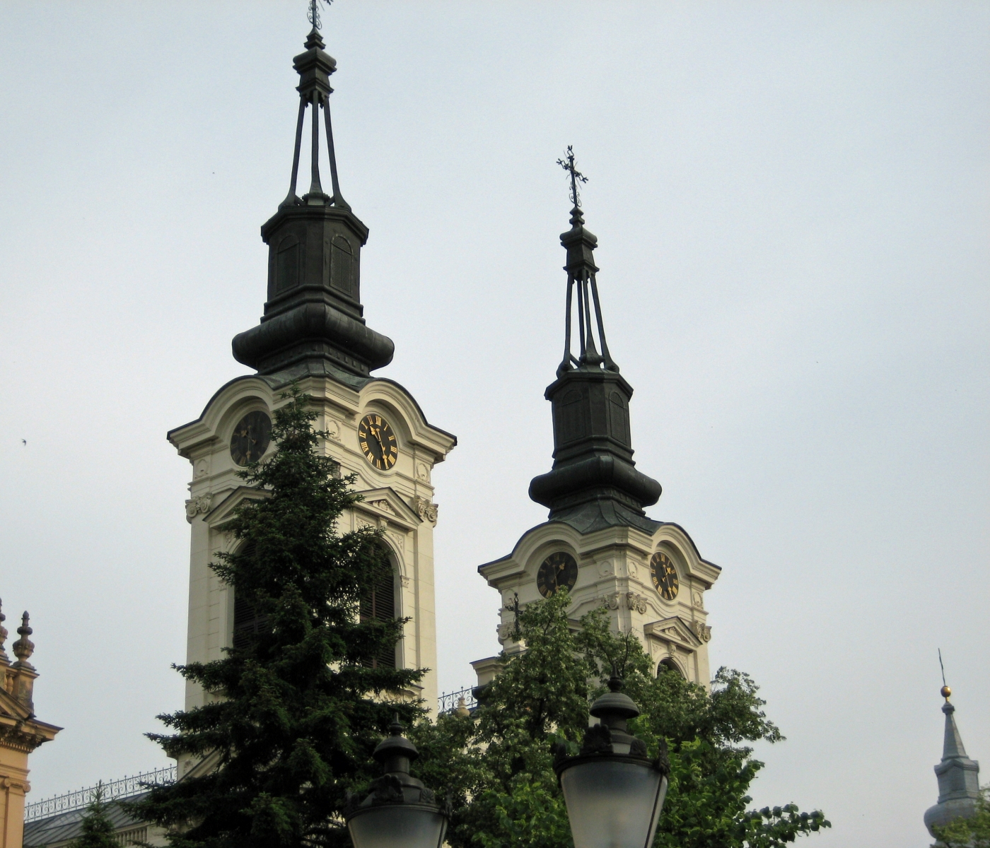 St. Nicholas Orthodox,steeples, Sremski Karlovci, Serbia