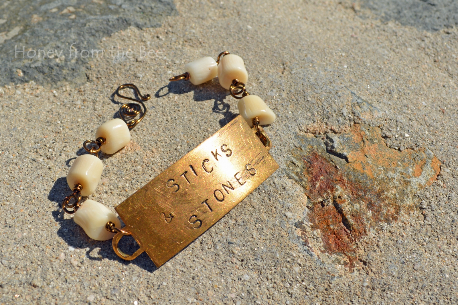 Sticks and Stones ID bracelet